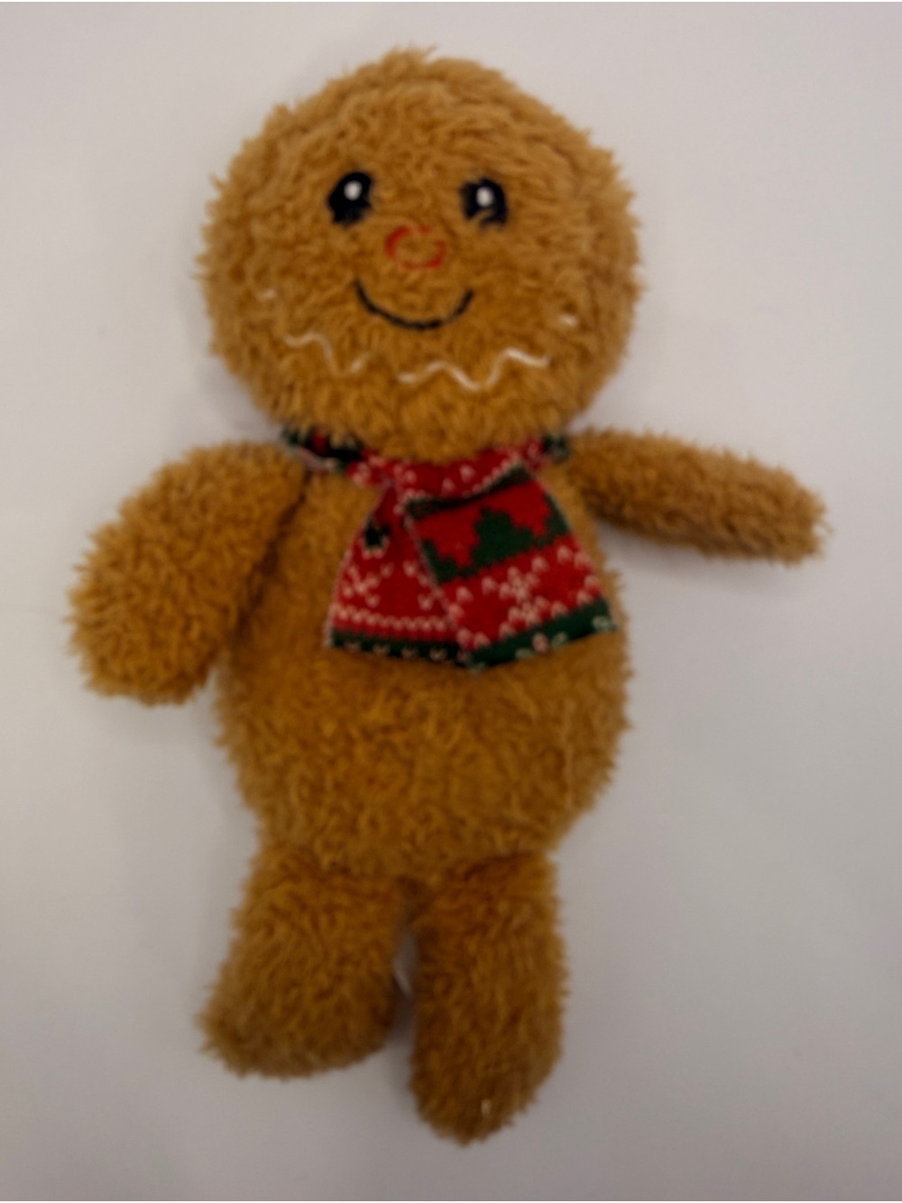 Gingerbread Brown Plush 8.5” With Scarf